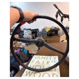 VW Vintage Steering Wheel with Three Spokes