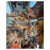 Hand-Carved Wooden Cuckoo Clock Components