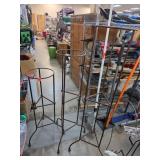Three Iron Plant Stands