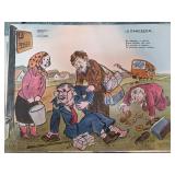 Russian Illustrated Humor Print