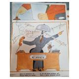 Russian Satirical Political Cartoon Poster