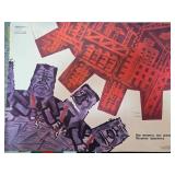 Soviet Propaganda Poster Circa 20th Century