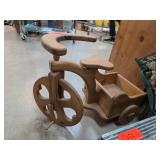 Wooden Tricycle With Storage Compartment