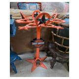 Orange Harley-Davidson Themed Metal Stand