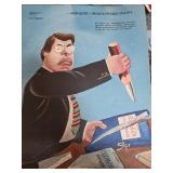 Political Artwork Featuring a Satirical Figure