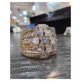 Sterling Silver Multi-Stone Ring