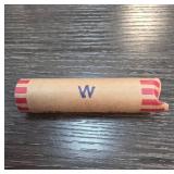 Roll of Wheat Pennies in Paper Wrapper