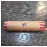 Roll of Wheat Pennies in Paper Wrapper
