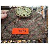 Fabric Evening Bag with Detailed Clasp