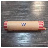 Roll of Wheat Pennies in Paper Wrapper
