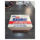1986 Fleer Baseball Trading Card Box