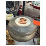 Vintage Vanity Musical Trinket Box with Portrait