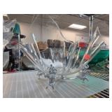 Lucite Bowl with Elephant-Shaped Feet