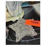 Clear Glass Star-Shaped Decorative Dish