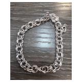 Elco Sterling Silver Double-Link Bracelet