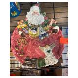 Fitz and Floyd 1995 Santa Christmas Plate