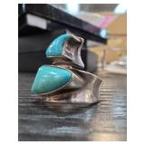 Sterling Silver Ring with Turquoise