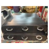 Black Desk Organizer With Four Drawers