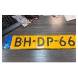 Dutch Vehicle License Plate BH-DP-66