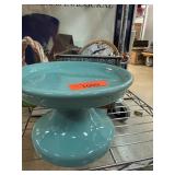 Pottery Barn Stand with Miscellaneous Items