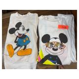 Two Vintage Mickey Mouse Sweatshirts