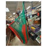Green and Red Woven Hammock