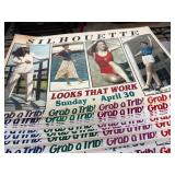 Vintage Silhouette Paper Ephemera