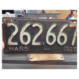 1935 Massachusetts License Plate