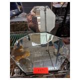 Octagonal Beveled Glass Mirrors Set of Two