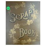 Decorative Vintage Scrapbook with Floral Designs