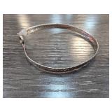 Sterling Silver Textured Bracelet