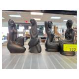 Four Frankart Style Figurines