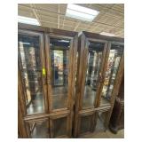 Glass Display Cabinets With Wood Frame