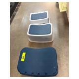 3-Piece Nesting Step Stool Set
