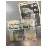 1969 Moon Landing Newspaper Lot