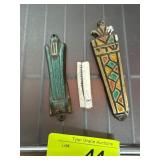 Mezuzah Holders with Scrolls