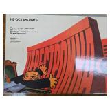 Soviet Political Poster Depicting Perestroika Them