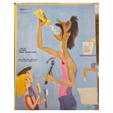 Poster Featuring a Toothpaste Artwork