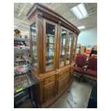 American Drew Oak China Cabinet