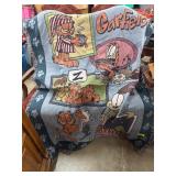 Garfield Vintage Throw Blanket with Comic Graphics