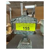 Glass Wedding Cake Dish with Lid