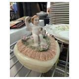 Dresden Style Occupied Japan Porcelain Box