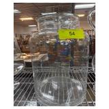 Large Clear Glass Jar with Lid