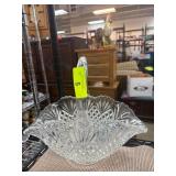 Clear Glass Basket with Handle