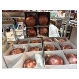 Copper-Toned Glass Ornaments from West Germany