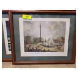 Framed Trafalgar Square Artwork