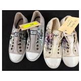 Ed Hardy Size 7 Slip-On Shoes, Two Pairs