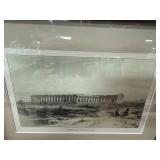 Paestum Temple 1845 Framed Print