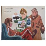 Vintage Soviet Propaganda Print