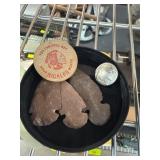 Three Arrowheads with Token and Coin